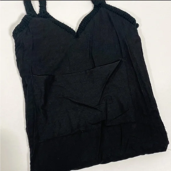 Vintage Crochet Rainbow Granny Square Small Tote Bag with Lining and Pocket - Picture 6 of 7